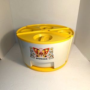 Vintage Sterilite Food Cannisters Lazy Susan